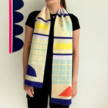 Load image into Gallery viewer, Bloc Abstract Scarf
