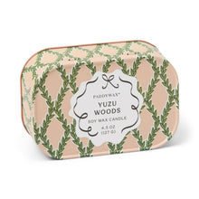 Load image into Gallery viewer, Paddywax Cherie Yuzu Woods Tin Candle
