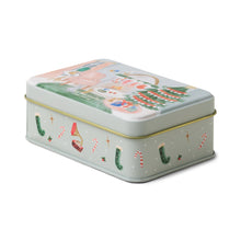 Load image into Gallery viewer, Christmas Scene Tin Candle - Persimmon &amp; Chestnut
