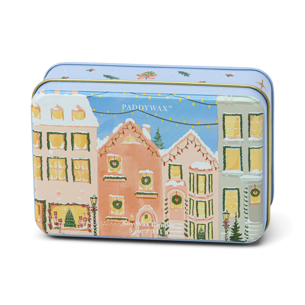 Christmas Village Tin Candle - Gingerbread & Vanilla