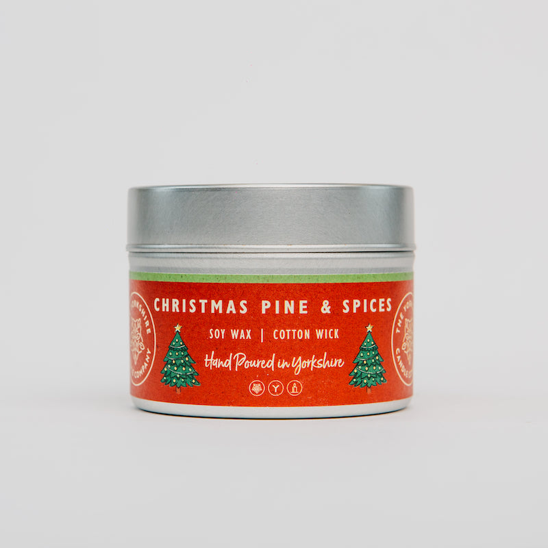 Christmas Pine & Spices Scented Candle