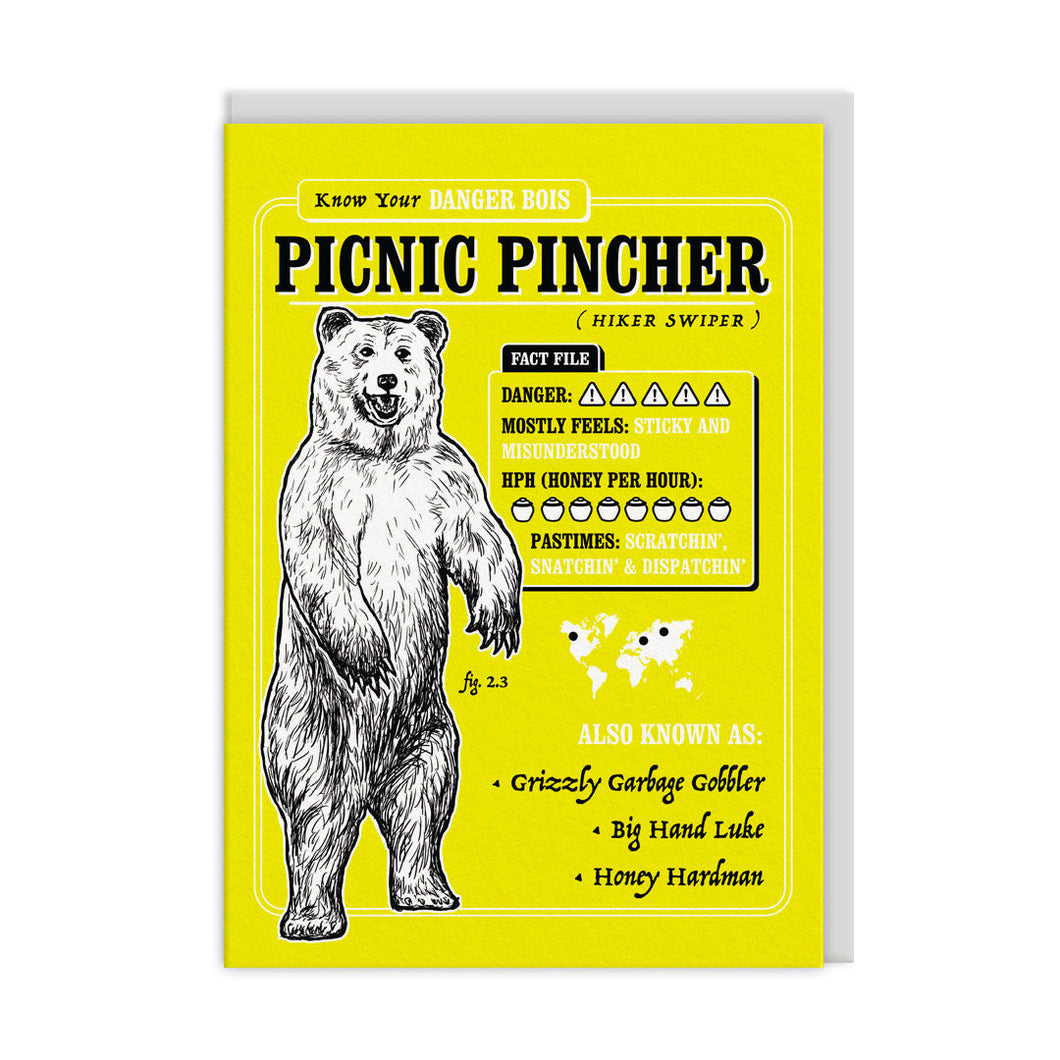 Picnic Pincher Greetings Card