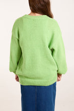 Load image into Gallery viewer, Knitted Daisies Cardigan
