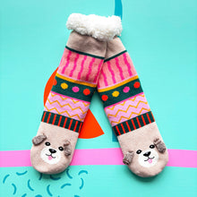Load image into Gallery viewer, Doghouse Slipper Socks
