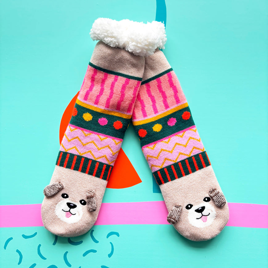 Doghouse Slipper Socks
