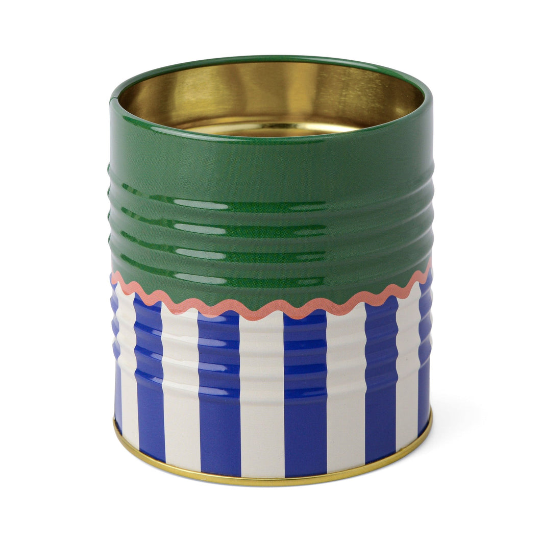 Striped Storage Tin