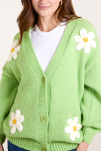 Load image into Gallery viewer, Knitted Daisies Cardigan
