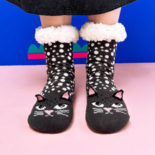 Load image into Gallery viewer, Cat Face Slipper Socks
