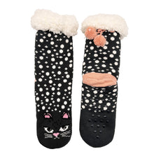 Load image into Gallery viewer, Cat Face Slipper Socks
