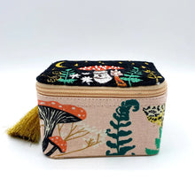Load image into Gallery viewer, Forage Black Velvet Embroidered Trinket Box
