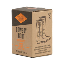 Load image into Gallery viewer, Cowboy Boot Set of 2 Shot Glasses
