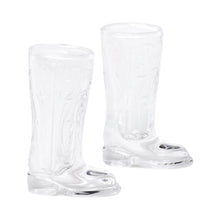 Load image into Gallery viewer, Cowboy Boot Set of 2 Shot Glasses

