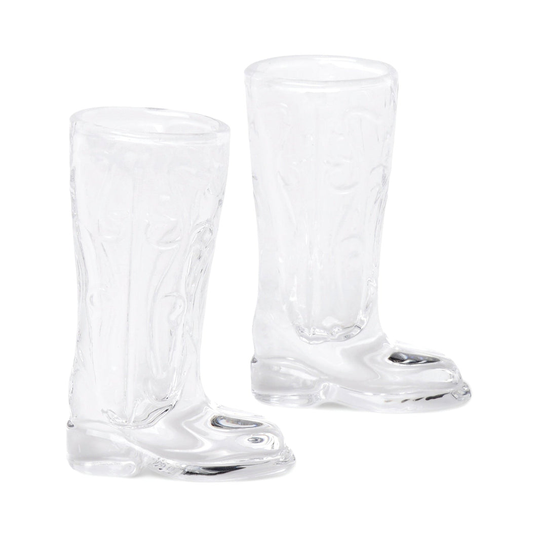 Cowboy Boot Set of 2 Shot Glasses