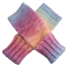 Load image into Gallery viewer, Pink Ombre Knit Wrist Warmers
