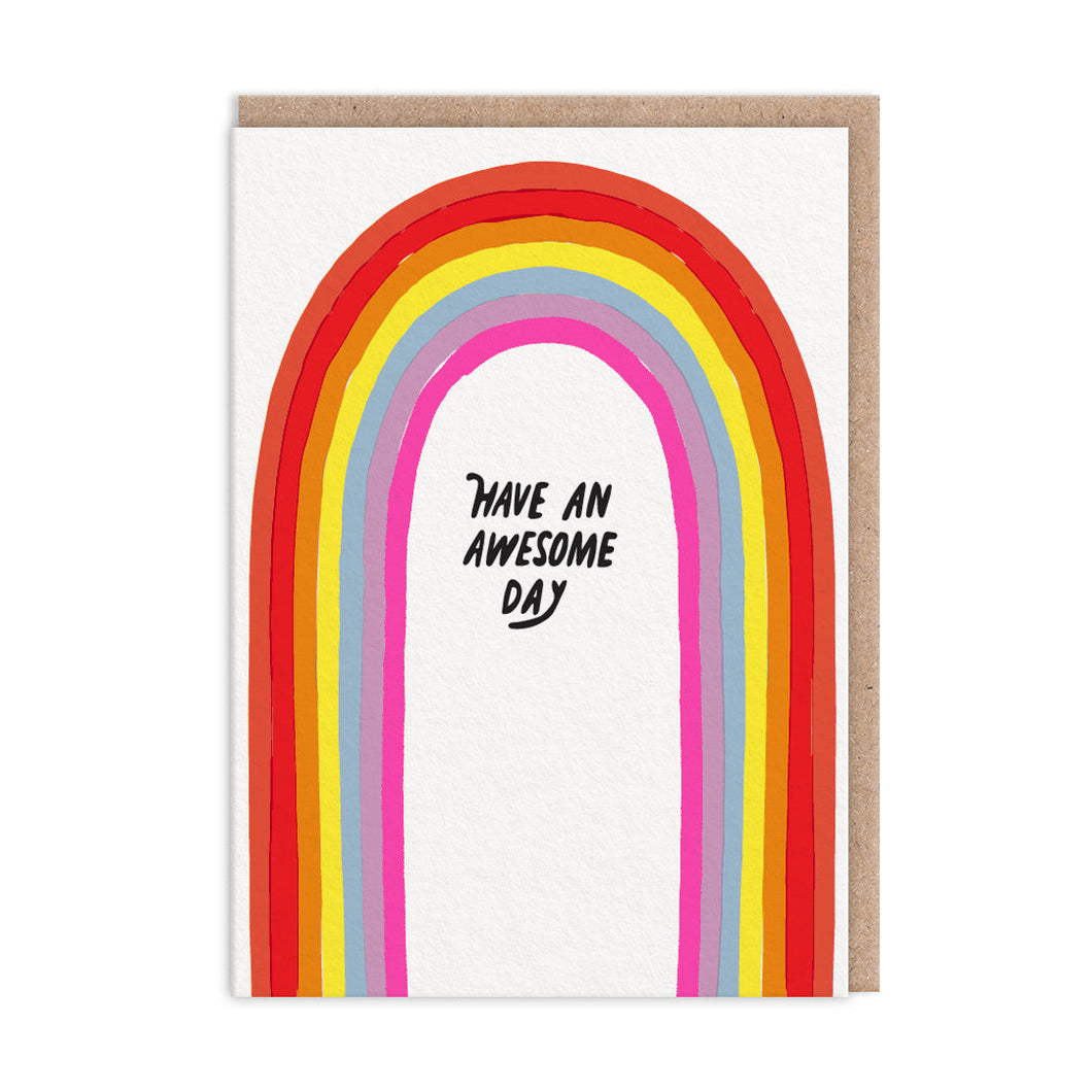 Rainbow Birthday Greetings Card