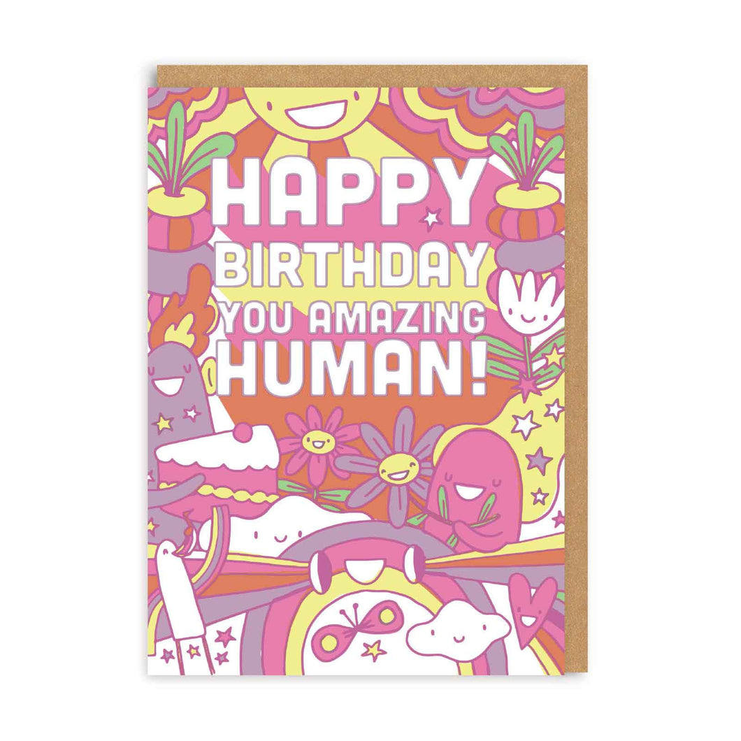 Amazing Human Greetings Card