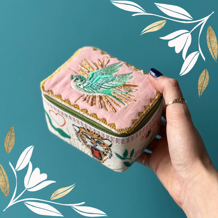 Inked Bird Jewellery Box