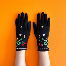 Load image into Gallery viewer, Inked Embroidered Gloves
