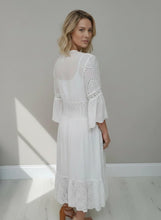 Load image into Gallery viewer, Broderie &amp; Crochet Cotton Dress

