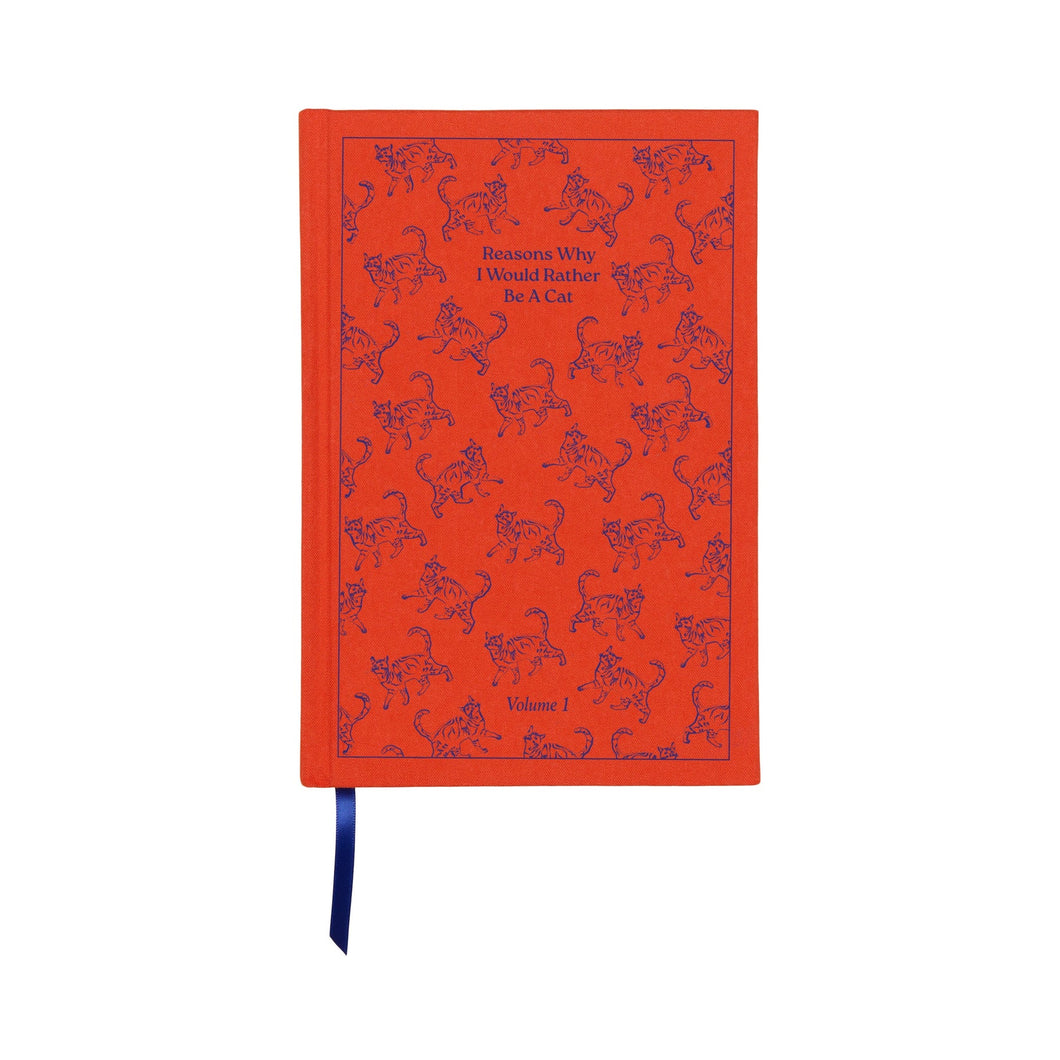 Reasons Why I Would Rather Be a Cat Book Cloth Journal