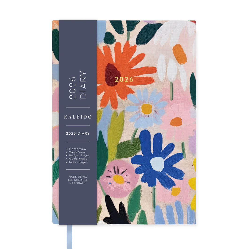 2026 A5 Gouache Floral Diary
