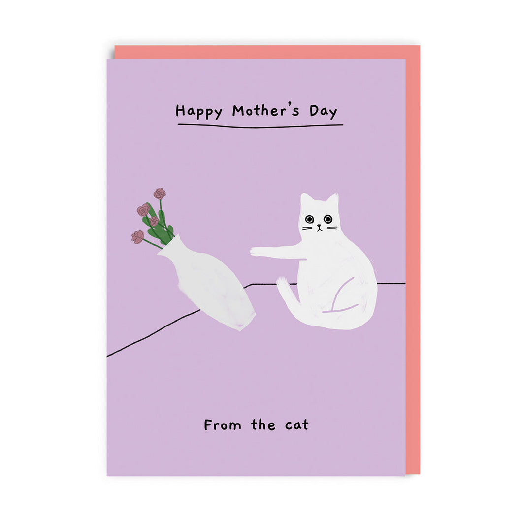 Happy Mother's Day From The Cat Greetings Card