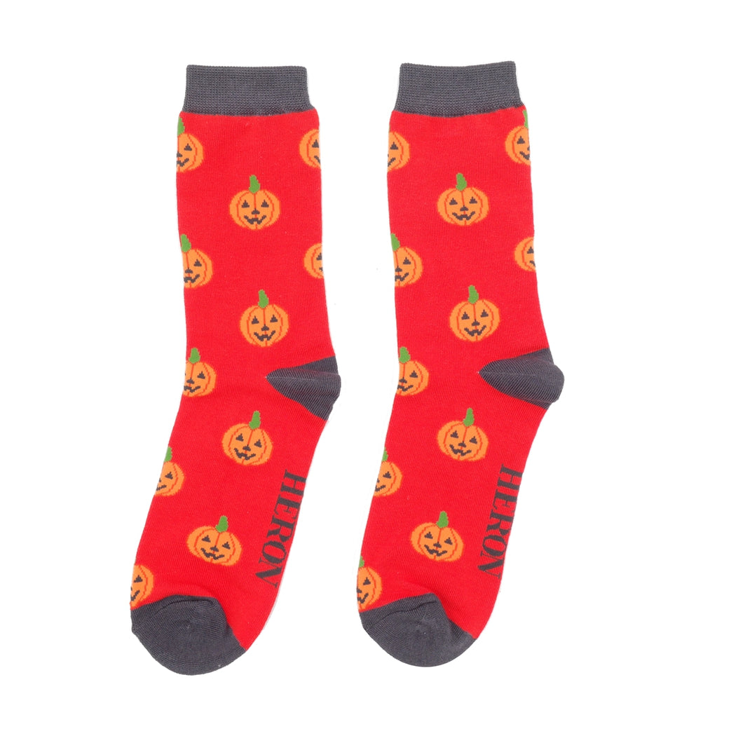 Men's Pumpkin Socks