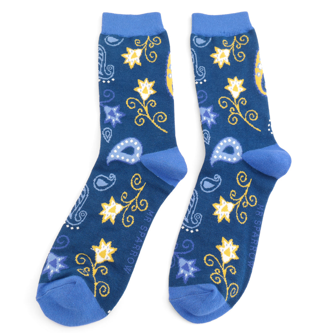 Men's Paisley Bamboo Socks