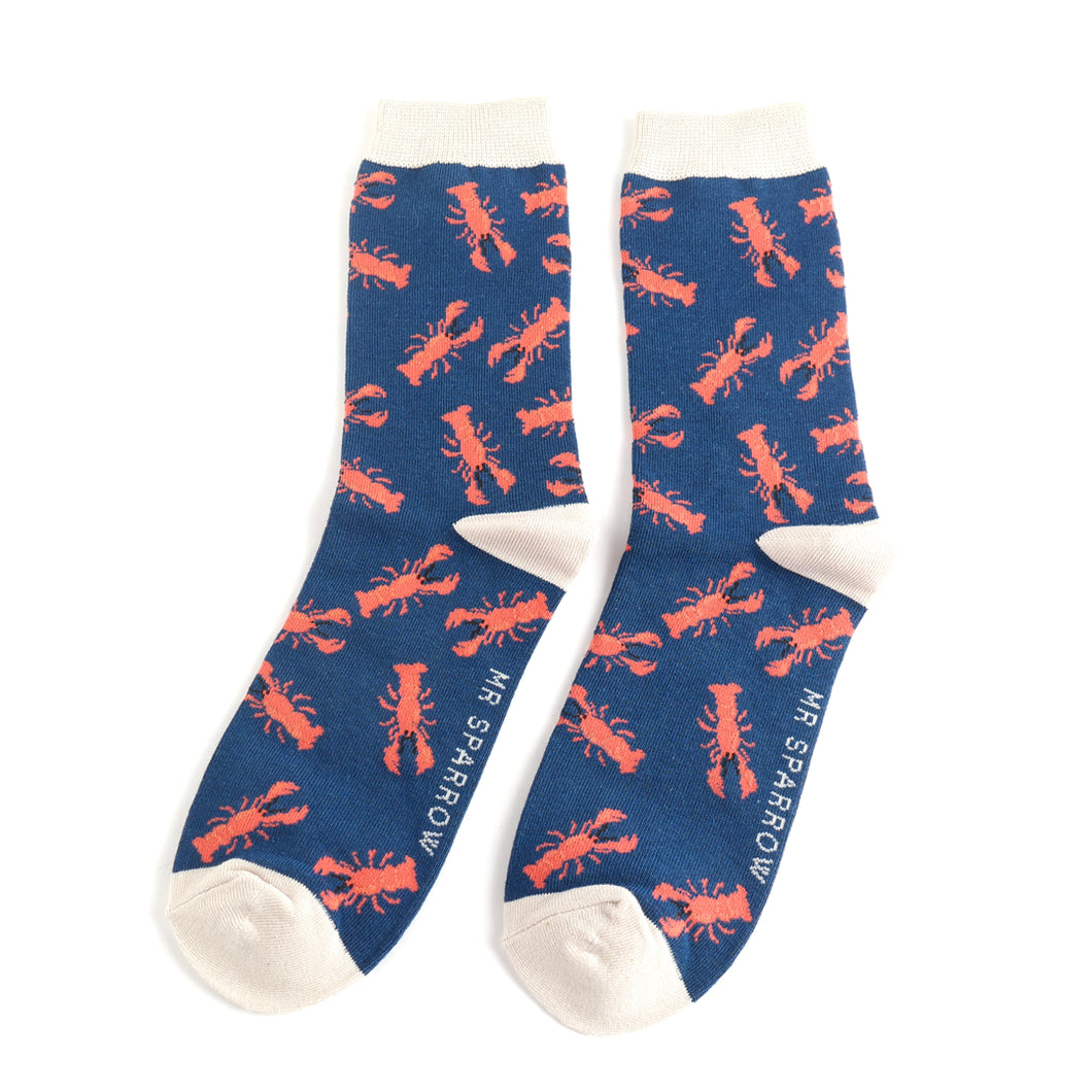 Men's Lobster Bamboo Socks