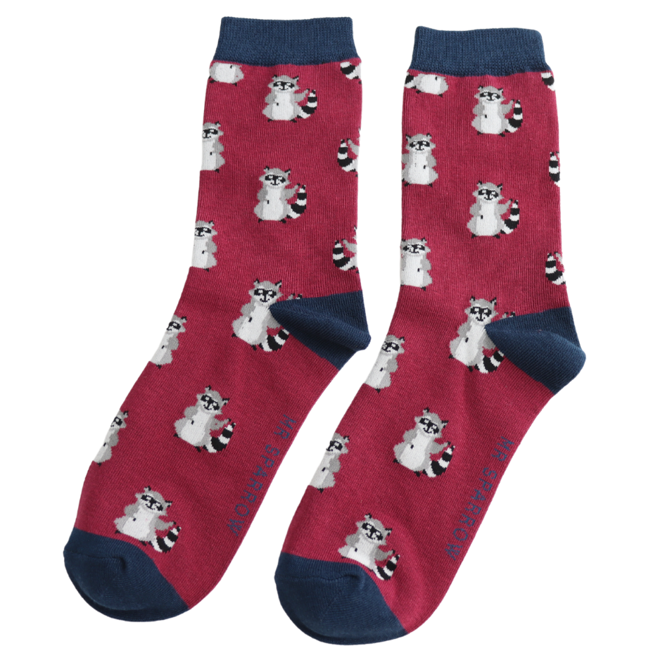 Men's Raccoon Bamboo Socks