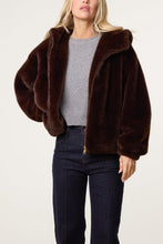 Load image into Gallery viewer, Zip Through Cosy Hooded Jacket
