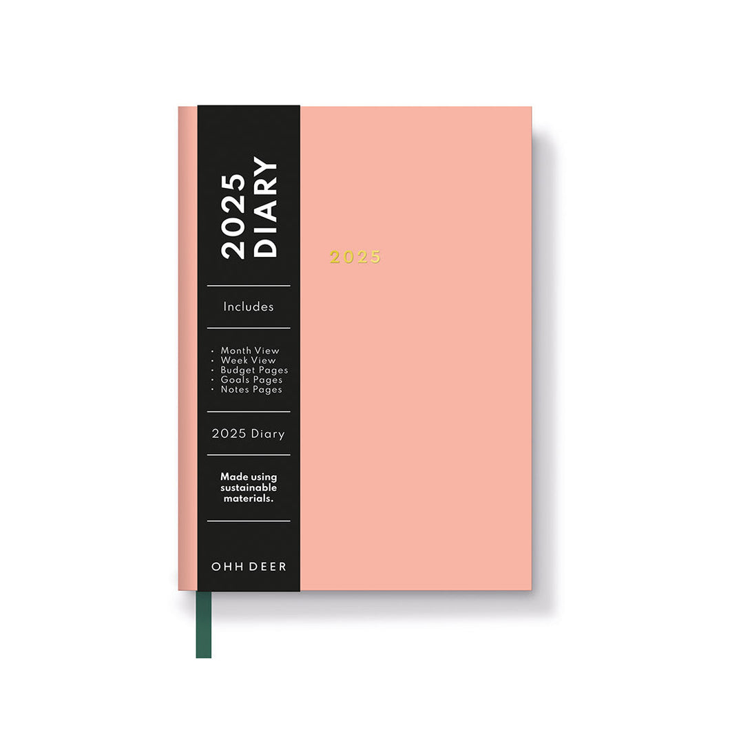 A6 Blossom Pink 2025 Diary