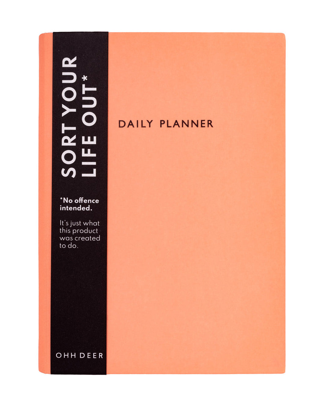 Coral A5 Linen Bound Daily Planner