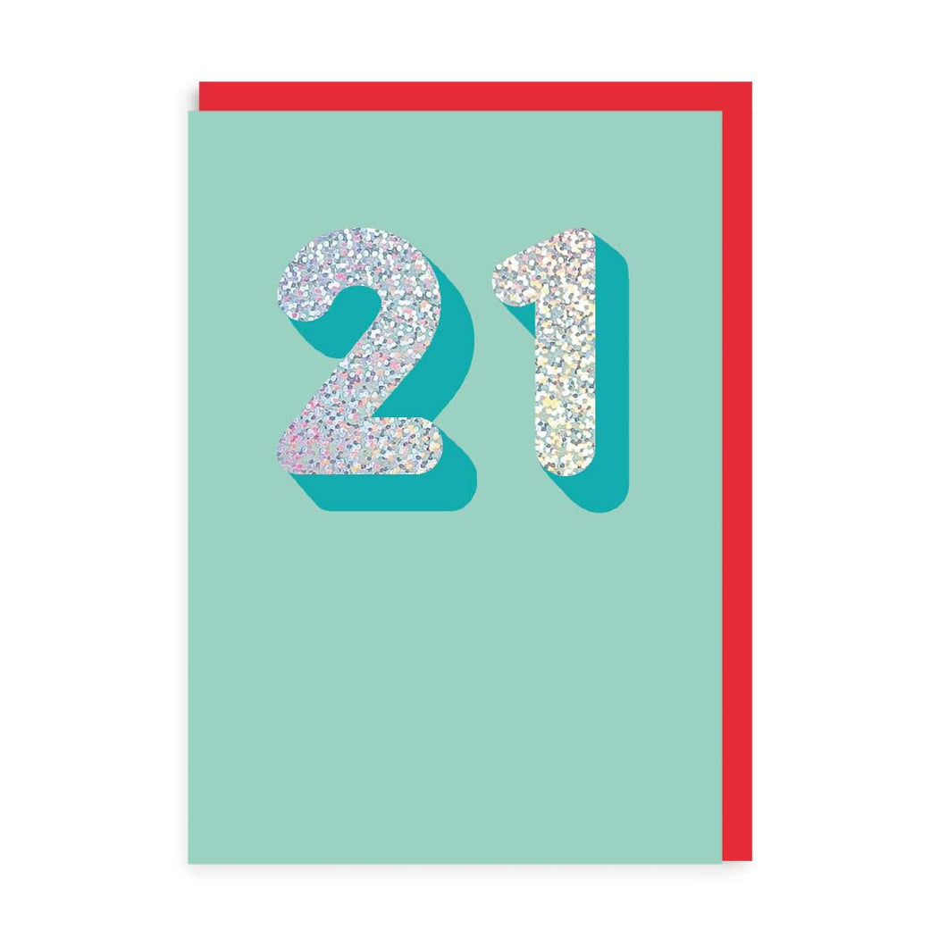 21 Greetings Card