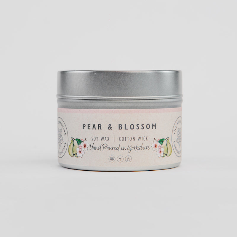 Pear & Blossom Scented Candle