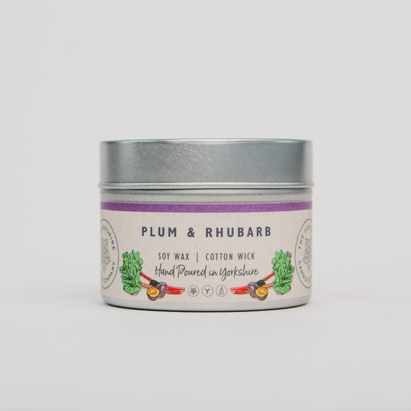 Plum & Rhubarb Scented Candle