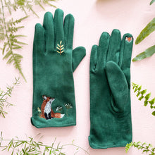 Load image into Gallery viewer, Secret Garden Fox Embroidered Gloves
