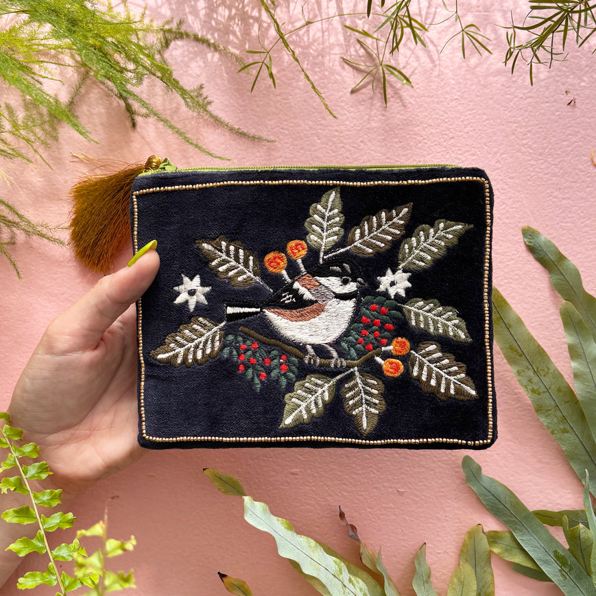 Secret Garden Bird Pouch
