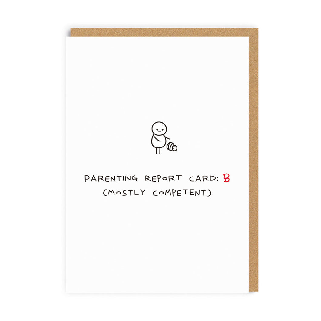 Parenting Report Greetings Card