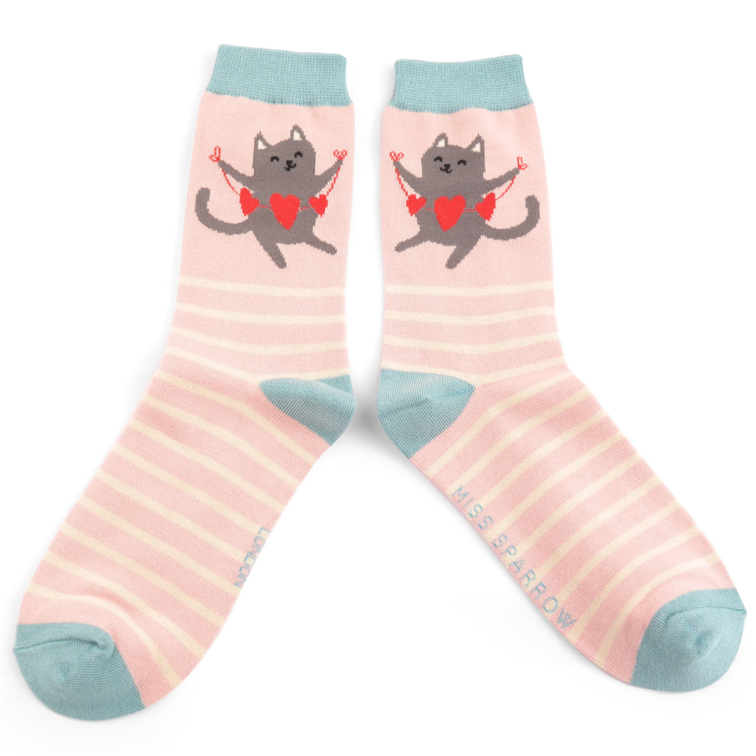 Love Cats Bamboo Socks