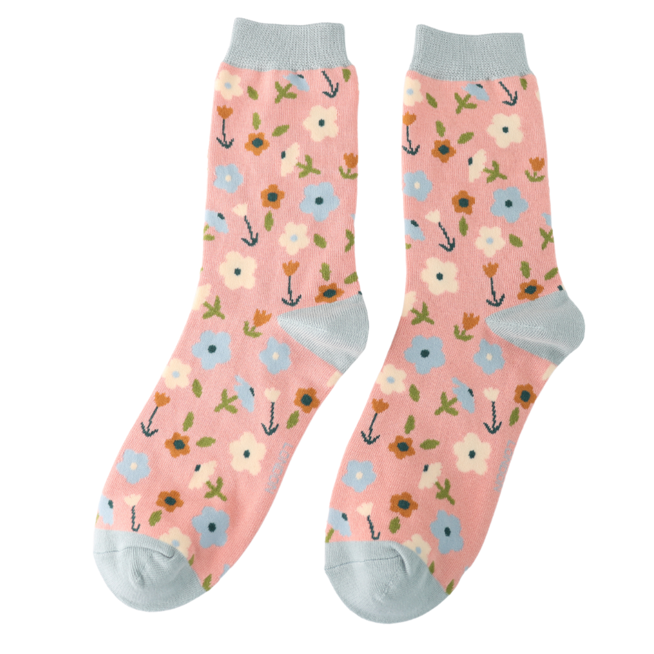 Little Flowers Bamboo Socks