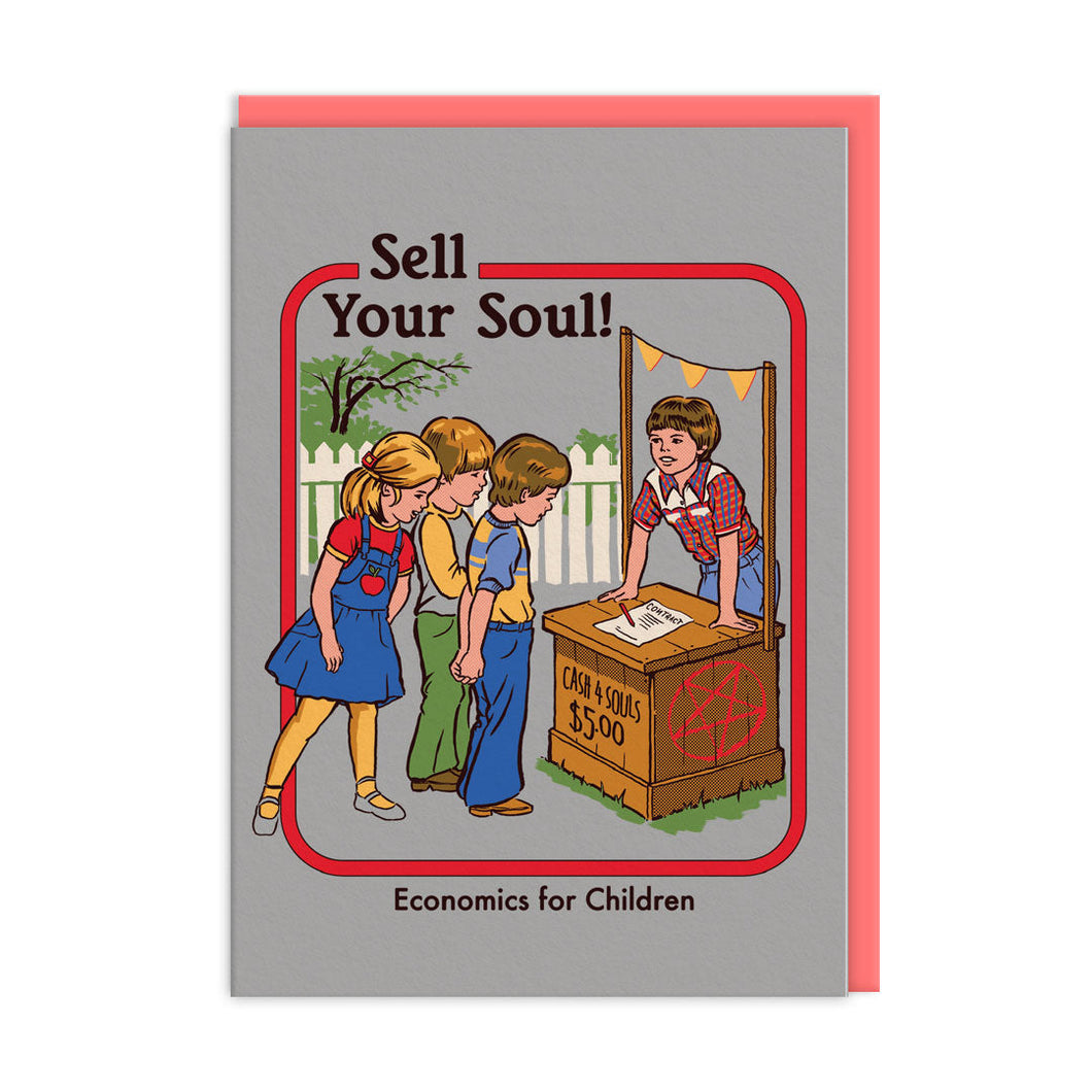 Sell Your Soul Greetings Card