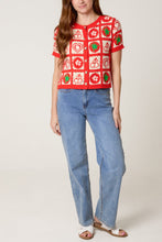 Load image into Gallery viewer, Patchwork Fruit Crochet Cardigan
