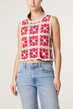 Load image into Gallery viewer, Arabesque Patchwork Crochet Vest Top
