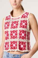 Load image into Gallery viewer, Arabesque Patchwork Crochet Vest Top
