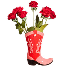 Load image into Gallery viewer, Cowboy Boot Vase
