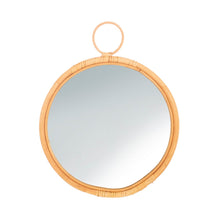 Load image into Gallery viewer, Round Rattan Mirror
