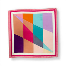 Load image into Gallery viewer, Geometric Print Square Scarf
