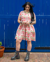 Load image into Gallery viewer, Rebel Romance Strawberry Picnic Stretch Smock Dress
