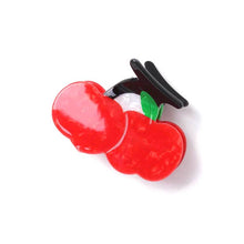 Load image into Gallery viewer, Cherry Shaped Hair Claw Clamp
